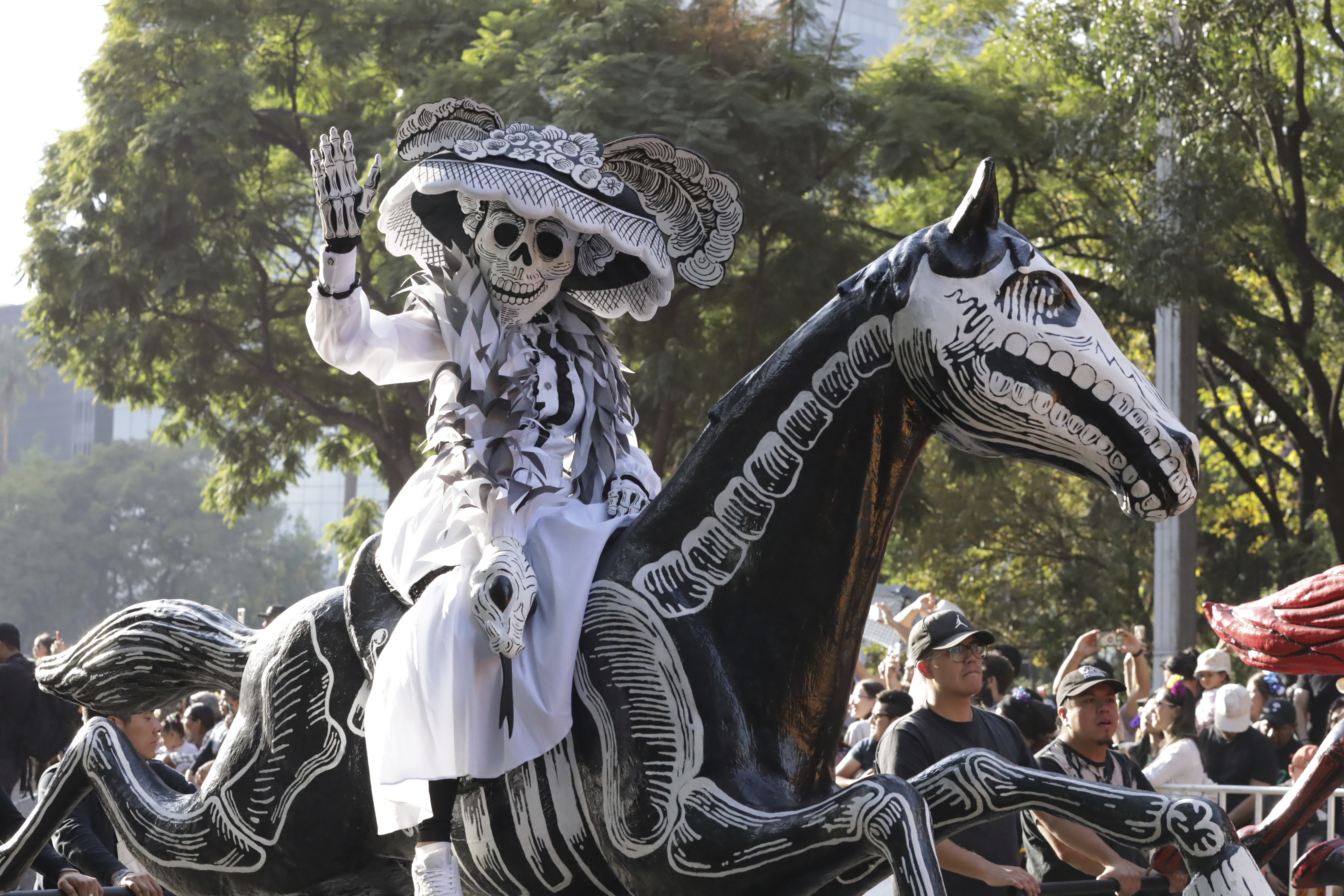 See photos of Mexico City s Day of the Dead parade AP News