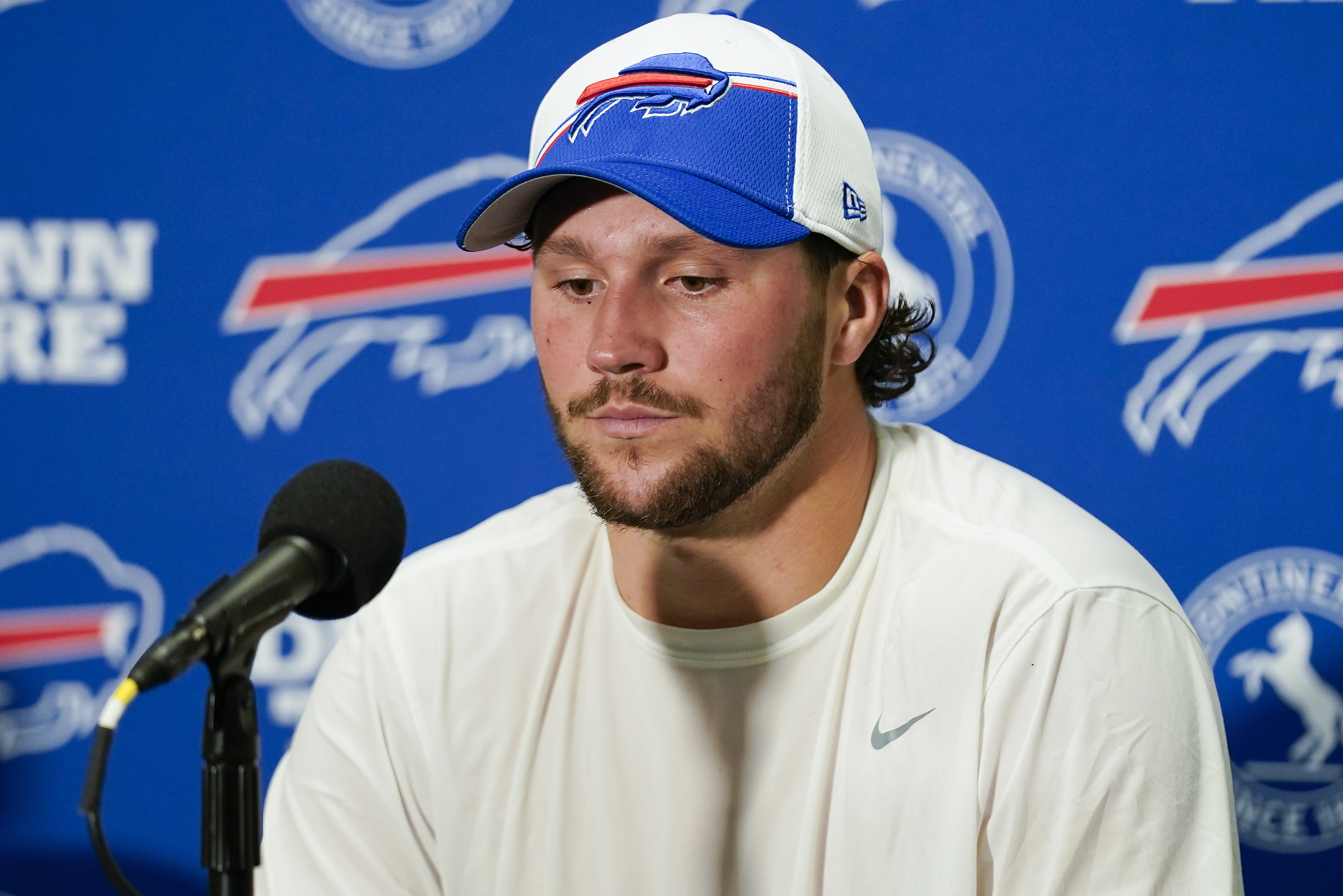Josh Allen's turnover troubles too much to overcome in Bills season-opening loss | AP News