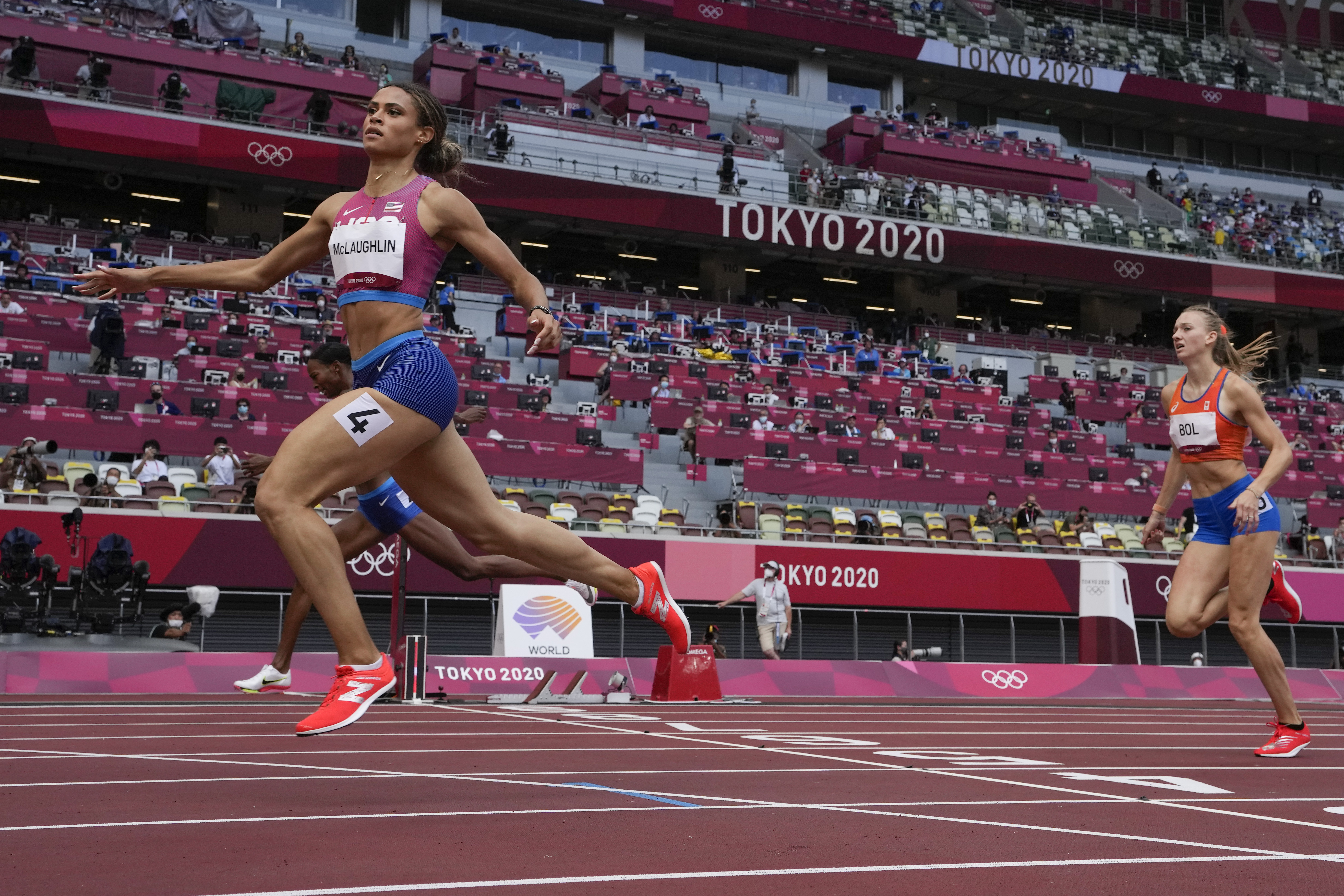 Star hurdlers McLaughlin-Levrone and Femke Bol prepare for showdown | AP  News